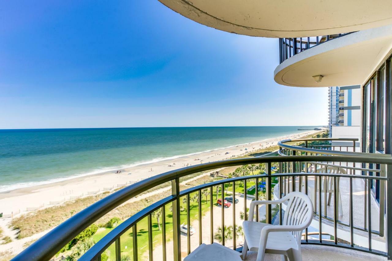 Oceanfront Condo W Balcony King Bed Meridian Plaza Myrtle Beach Exterior photo