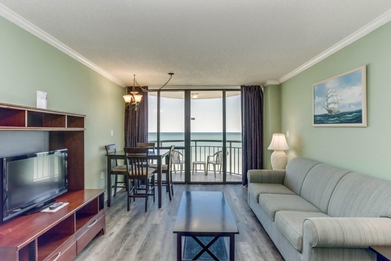 Oceanfront Condo W Balcony King Bed Meridian Plaza Myrtle Beach Exterior photo