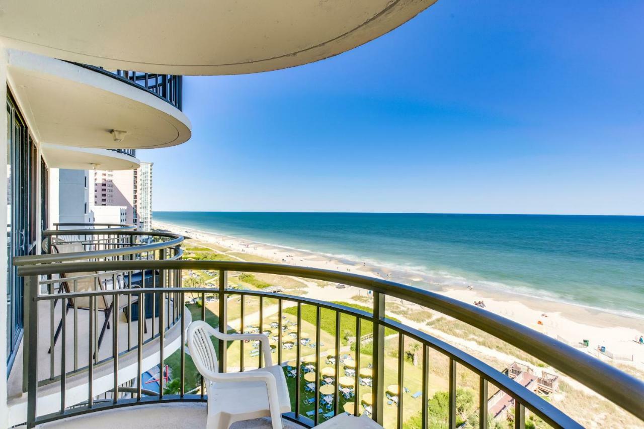 Oceanfront Condo W Balcony King Bed Meridian Plaza Myrtle Beach Exterior photo