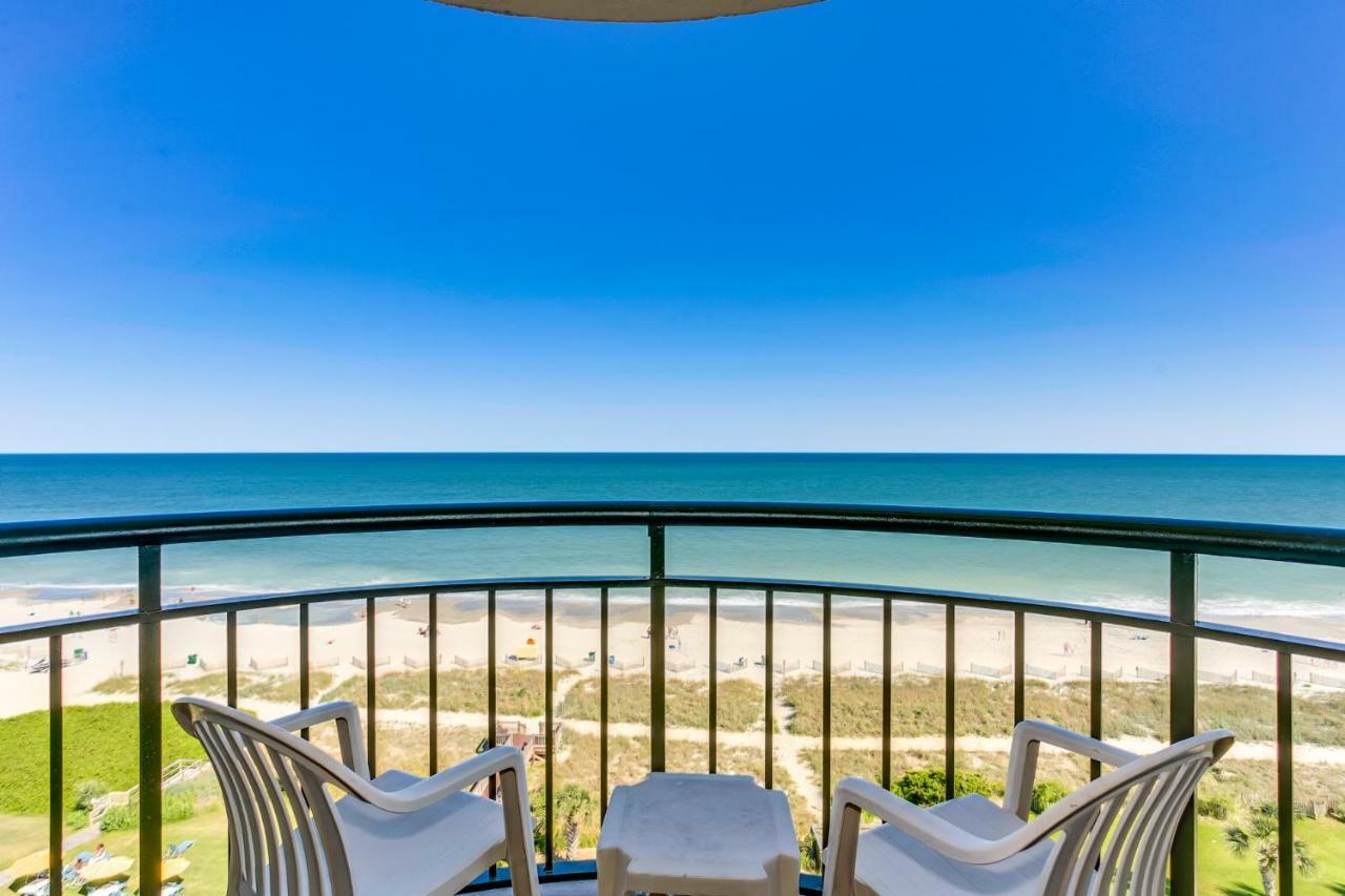 Oceanfront Condo W Balcony King Bed Meridian Plaza Myrtle Beach Exterior photo