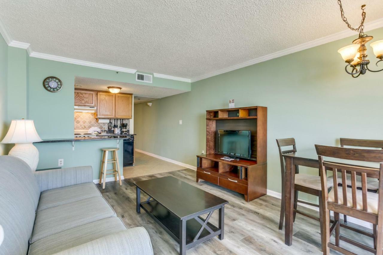 Oceanfront Condo W Balcony King Bed Meridian Plaza Myrtle Beach Exterior photo