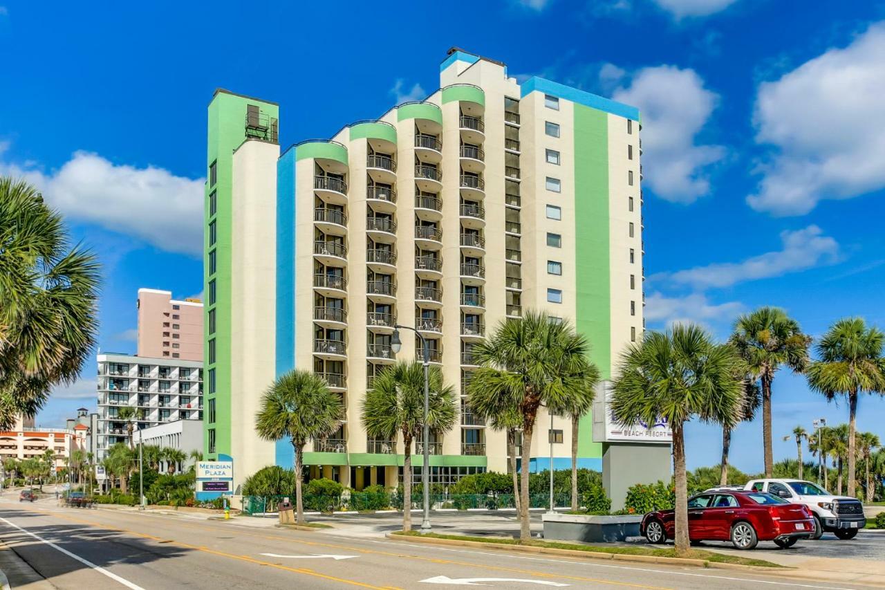 Oceanfront Condo W Balcony King Bed Meridian Plaza Myrtle Beach Exterior photo